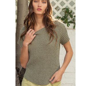 52133 POL Ribbed Knit Top